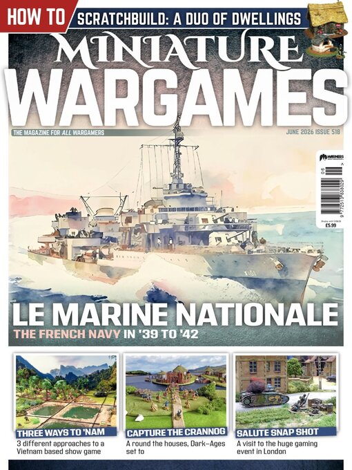 Cover image for Miniature Wargames